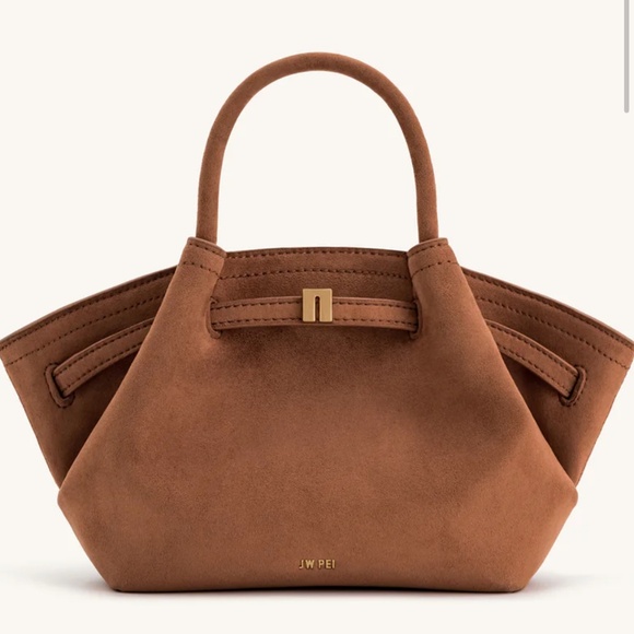 JW PEI Hana Mini Faux Suede Crossbody Tote Bag - Picture 1 of 3